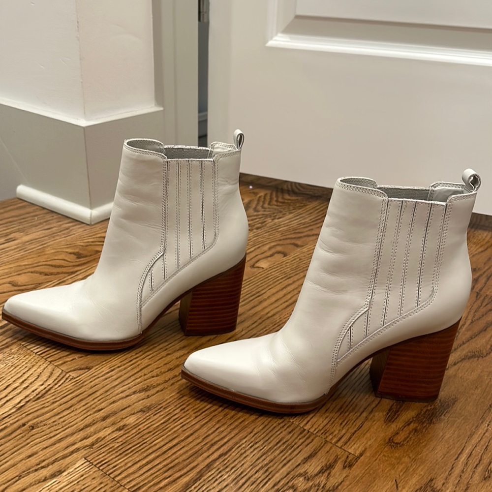 Marc Fisher Cream Booties